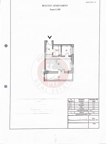 Vitan Barzesti l Studio cu parcare subterana l Decomandat l 41mp l B10589